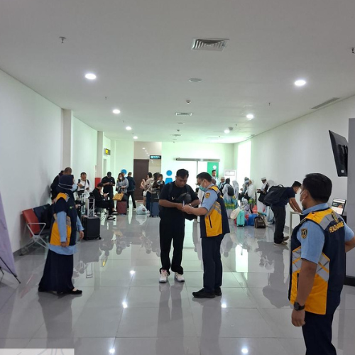 Kedatangan 63 Penumpang dari Malaysia di Bandara Syamsudin Noor Dipastikan Sehat oleh BKK Banjarmasin