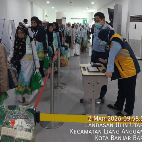 BKK Banjarmasin Pastikan 114 Penumpang Air Asia dari Malaysia dalam Kondisi Sehat