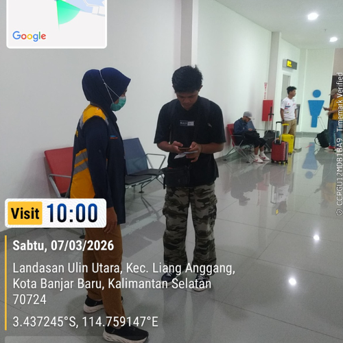 BKK Kelas I Banjarmasin Skrining 95 Penumpang Asal Malaysia di Bandara Syamsudin Noor, Hasil Nihil Demam